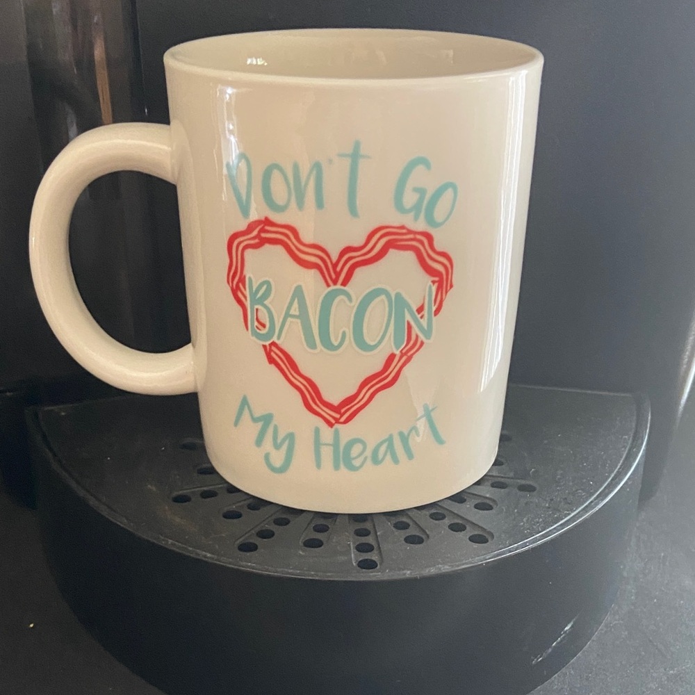 Quirky White Mug with a nod to an Elton John song- NWT